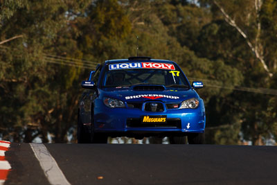 17;17;8-February-2013;Australia;Bathurst;Bathurst-12-Hour;Grand-Tourer;Lewis-Scott;McPhillamy-Park;Mt-Panorama;NSW;New-South-Wales;Stu-Owers;Subaru-Impreza-WRX-STI;Tony-Burrowes;auto;endurance;motorsport;racing;super-telephoto