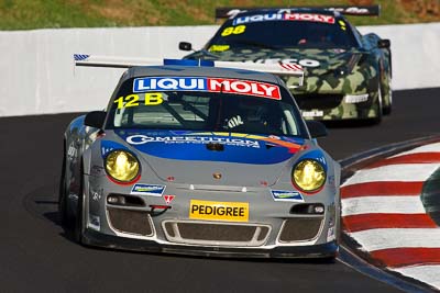 12;12;8-February-2013;Alex-Davison;Australia;Bathurst;Bathurst-12-Hour;Competition-Motorsports;David-Calvert‒Jones;Grand-Tourer;James-Davison;Mt-Panorama;NSW;New-South-Wales;Porsche-911-GT3-Cup-997;The-Esses;auto;endurance;motorsport;racing;super-telephoto