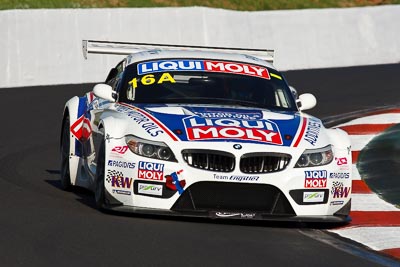 16;16;8-February-2013;Australia;BMW-Z4-GT3;Bathurst;Bathurst-12-Hour;Charles-Ng;Franz-Engstler;Grand-Tourer;John-Modystach;Kristian-Poulsen;LIQUI-MOLY-Team-Engstler;Mt-Panorama;NSW;New-South-Wales;The-Esses;auto;endurance;motorsport;racing;super-telephoto