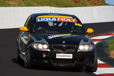 26;26;8-February-2013;Australia;BMW-130i;Bathurst;Bathurst-12-Hour;Daniel-Lewis;Daniel-Studdart;GWS-Personnel-Motorsport;Grand-Tourer;Jonathan-Venter;Mt-Panorama;NSW;New-South-Wales;The-Esses;auto;endurance;motorsport;racing;super-telephoto