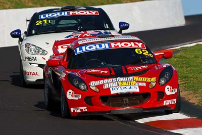 62;62;8-February-2013;Australia;Bathurst;Bathurst-12-Hour;Grand-Tourer;Laim-Talbot;Lotus-Exige-S;Mt-Panorama;NSW;New-South-Wales;Robert-Thomson;Romano-Sartori;The-Esses;auto;endurance;motorsport;racing;super-telephoto