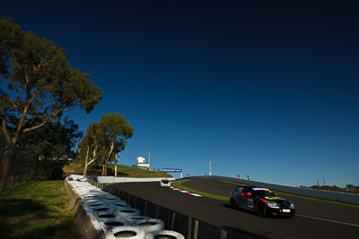 27;27;8-February-2013;Allan-Shephard;Australia;BMW-130i;Bathurst;Bathurst-12-Hour;Dylan-Thomas;Grand-Tourer;Justin-Garioch;Mt-Panorama;NSW;New-South-Wales;The-Esses;The-Shire-Conveyancer;auto;endurance;motorsport;racing;sky;wide-angle