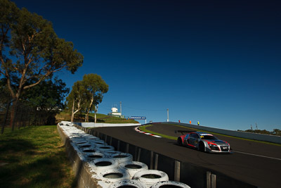 81;8-February-2013;81;Audi-R8-LMS-Ultra;Australia;Bathurst;Bathurst-12-Hour;Christian-Zügel;Dragonspeed;Elton-Julian;Eric-Lux;Grand-Tourer;Mt-Panorama;NSW;New-South-Wales;The-Esses;auto;endurance;motorsport;racing;sky;wide-angle