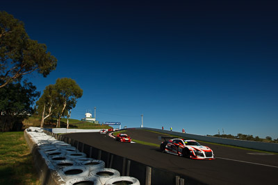 14;14;8-February-2013;Audi-R8-LMS;Australia;Bathurst;Bathurst-12-Hour;Grand-Tourer;James-Winslow;Mt-Panorama;NSW;New-South-Wales;Peter-Conroy;Peter-Conroy-Motorsport;Rob-Huff;The-Esses;auto;endurance;motorsport;racing;sky;wide-angle