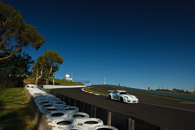 8;8;8-February-2013;Australia;Bathurst;Bathurst-12-Hour;Grand-Tourer;Kurt-Dujardyn;Level-Racing;Mt-Panorama;NSW;New-South-Wales;Olivier-Muytjens;Philippe-Broodcooren;Philippe-Richard;Porsche-911-GT3-Cup-997;The-Esses;auto;endurance;motorsport;racing;sky;wide-angle