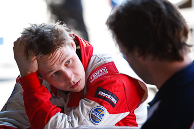 8-February-2013;Allan-Simonsen;Australia;Bathurst;Bathurst-12-Hour;Grand-Tourer;Maranello-Motorsport;Mt-Panorama;NSW;New-South-Wales;Topshot;atmosphere;auto;endurance;motorsport;paddock;portrait;racing;telephoto