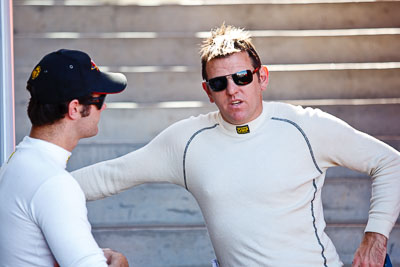 8-February-2013;Australia;Bathurst;Bathurst-12-Hour;Grand-Tourer;Jason-Bright;Mt-Panorama;NSW;New-South-Wales;Shane-Van-Gisbergen;Team-Peugeot-RCZ;VIP-Petfoods;atmosphere;auto;endurance;motorsport;paddock;portrait;racing;telephoto