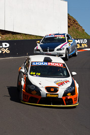 55;55;8-February-2013;Australia;Bathurst;Bathurst-12-Hour;Brett-Niall;Clint-Harvey;Grand-Tourer;Malcolm-Niall;Motorsport-Services;Mt-Panorama;NSW;New-South-Wales;Seat-Leon-Supercopa;The-Dipper;auto;endurance;motorsport;racing;telephoto