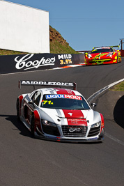 71;71;8-February-2013;Andrew-McInnes;Audi-R8-LMS;Australia;Bathurst;Bathurst-12-Hour;Darryl-O’Young;Dean-Koutsoumidis;Equity‒One;Grand-Tourer;Mt-Panorama;NSW;New-South-Wales;Simon-Middleton;The-Dipper;auto;endurance;motorsport;racing;telephoto