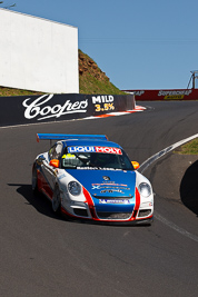 45;45;8-February-2013;Aaron-Zerefos;Australia;Barton-Mawer;Bathurst;Bathurst-12-Hour;Duvashen-Padayachee;Grand-Tourer;Indiran-Padayachee;Mt-Panorama;NSW;New-South-Wales;Porsche-911-GT3-Cup-997;Rentcorp-Forklifts;The-Dipper;auto;endurance;motorsport;racing;telephoto