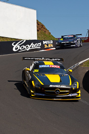 36;36;8-February-2013;Alexander-Roloff;Australia;Bathurst;Bathurst-12-Hour;Bernd-Schneider;Erebus-Motorsport;Erebus-Racing;Grand-Tourer;Mercedes‒Benz-SLS-AMG-GT3;Mt-Panorama;NSW;New-South-Wales;The-Dipper;Thomas-Jaeger;Thomas-Jäger;auto;endurance;motorsport;racing;telephoto