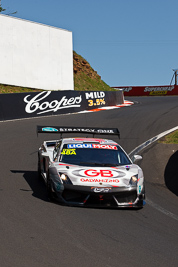 48;48;8-February-2013;Australia;Bathurst;Bathurst-12-Hour;GB-Galvanizing;Grand-Tourer;Justin-McMillan;Lamborghini-Gallardo-LP‒560;Mt-Panorama;NSW;New-South-Wales;Ross-Lilley;Steven-Richards;The-Dipper;auto;endurance;motorsport;racing;telephoto