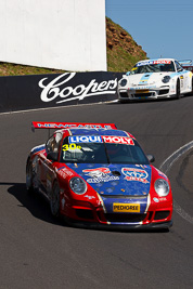 30;30;8-February-2013;Australia;Bathurst;Bathurst-12-Hour;Drew-Russell;Grand-Tourer;Hunter-Motorsports;Jonny-Reid;Mt-Panorama;NSW;New-South-Wales;Porsche-911-GT3-Cup-997;Steven-Johnson;The-Dipper;auto;endurance;motorsport;racing;telephoto