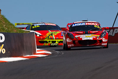 62;62;8-February-2013;Australia;Bathurst;Bathurst-12-Hour;Grand-Tourer;Laim-Talbot;Lotus-Exige-S;Mt-Panorama;NSW;New-South-Wales;Robert-Thomson;Romano-Sartori;The-Esses;auto;endurance;motorsport;racing;super-telephoto