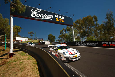 69;69;8-February-2013;Allan-Dippie;Australia;Bathurst;Bathurst-12-Hour;George-McFarlane;Grand-Tourer;Motorsport-Services;Mt-Panorama;NSW;New-South-Wales;Porsche-911-GT3-Cup-997;Scott-ODonnell;The-Dipper;auto;endurance;motorsport;racing;sky;wide-angle