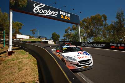 20;20;8-February-2013;Australia;Bathurst;Bathurst-12-Hour;Grand-Tourer;Mt-Panorama;NSW;New-South-Wales;Peugeot-RCZ-Cup;Stephane-Caillet-Bright;Team-Peugeot-RCZ;The-Dipper;auto;endurance;motorsport;racing;sky;wide-angle