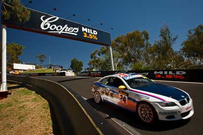 24;24;8-February-2013;Andre-Heimgartner;Anthony-Gilbertson;Australia;BMW-335i;Bathurst;Bathurst-12-Hour;GWS-Personnel-Motorsport;Grand-Tourer;Mt-Panorama;NSW;New-South-Wales;Peter-ODonnell;The-Dipper;auto;endurance;motorsport;racing;sky;wide-angle