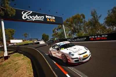 68;68;8-February-2013;Australia;Bathurst;Bathurst-12-Hour;Grand-Tourer;Jeff-Lowrey;Marcus-Mahy;Motorsport-Services;Mt-Panorama;NSW;New-South-Wales;Porsche-911-GT3-Cup-997;The-Dipper;Todd-Murphy;auto;endurance;motorsport;racing;sky;wide-angle