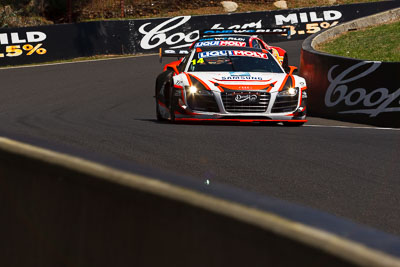 14;14;8-February-2013;Audi-R8-LMS;Australia;Bathurst;Bathurst-12-Hour;Grand-Tourer;James-Winslow;Mt-Panorama;NSW;New-South-Wales;Peter-Conroy;Peter-Conroy-Motorsport;Rob-Huff;The-Dipper;auto;endurance;motorsport;racing;telephoto