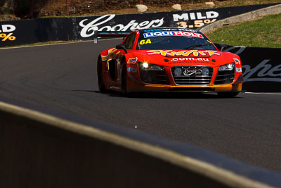 6;6;8-February-2013;Audi-R8-LMS;Australia;Bathurst;Bathurst-12-Hour;Craig-Lowndes;Grand-Tourer;Mt-Panorama;NSW;New-South-Wales;Rod-Salmon;Skwirk-Oneworld-Bar;The-Dipper;Warren-Luff;auto;endurance;motorsport;racing;telephoto