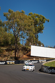 67;67;8-February-2013;Australia;Bathurst;Bathurst-12-Hour;David-Glasson;Grand-Tourer;Motorsport-Services;Mt-Panorama;NSW;New-South-Wales;Phil-Hood;Porsche-911-GT3-Cup-997;The-Dipper;Tony-Richards;auto;endurance;motorsport;racing;telephoto;trees