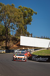 14;14;8-February-2013;Audi-R8-LMS;Australia;Bathurst;Bathurst-12-Hour;Grand-Tourer;James-Winslow;Mt-Panorama;NSW;New-South-Wales;Peter-Conroy;Peter-Conroy-Motorsport;Rob-Huff;The-Dipper;auto;endurance;motorsport;racing;telephoto;trees