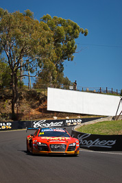 6;6;8-February-2013;Audi-R8-LMS;Australia;Bathurst;Bathurst-12-Hour;Craig-Lowndes;Grand-Tourer;Mt-Panorama;NSW;New-South-Wales;Rod-Salmon;Skwirk-Oneworld-Bar;The-Dipper;Warren-Luff;auto;endurance;motorsport;racing;telephoto;trees