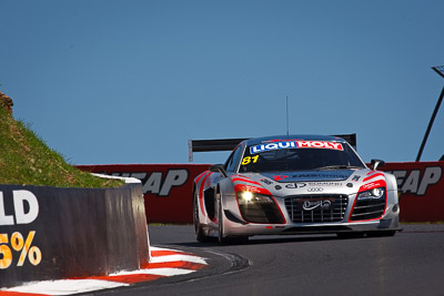 81;8-February-2013;81;Audi-R8-LMS-Ultra;Australia;Bathurst;Bathurst-12-Hour;Christian-Zügel;Dragonspeed;Elton-Julian;Eric-Lux;Grand-Tourer;Mt-Panorama;NSW;New-South-Wales;The-Esses;auto;endurance;motorsport;racing;super-telephoto