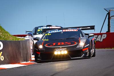 11;11;8-February-2013;Australia;Bathurst;Bathurst-12-Hour;David-Russell;Grand-Tourer;JBS-Swift;Lamborghini-Gallardo-LP‒560;Mt-Panorama;NSW;New-South-Wales;Peter-Kox;Roger-Lago;The-Esses;auto;endurance;motorsport;racing;super-telephoto