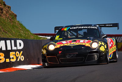 5;5;8-February-2013;Australia;Bathurst;Bathurst-12-Hour;Grand-Tourer;Klark-Quinn;Mt-Panorama;NSW;New-South-Wales;Porsche-911-GT3-R-997;Shane-Van-Gisbergen;The-Esses;Tony-Quinn;VIP-Petfoods;auto;endurance;motorsport;racing;super-telephoto