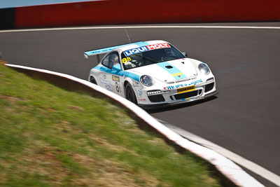 8;8;8-February-2013;Australia;Bathurst;Bathurst-12-Hour;Grand-Tourer;Kurt-Dujardyn;Level-Racing;Mt-Panorama;NSW;New-South-Wales;Olivier-Muytjens;Philippe-Broodcooren;Philippe-Richard;Porsche-911-GT3-Cup-997;The-Esses;auto;endurance;motorsport;racing;telephoto