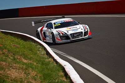 23;23;8-February-2013;Alain-Li;Audi-R8-LMS-Ultra;Australia;Bathurst;Bathurst-12-Hour;Brendon-Hartley;Grand-Tourer;Mark-Patterson;Mt-Panorama;NSW;New-South-Wales;The-Esses;United-Autosports;auto;endurance;motorsport;racing;telephoto