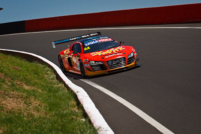 6;6;8-February-2013;Audi-R8-LMS;Australia;Bathurst;Bathurst-12-Hour;Craig-Lowndes;Grand-Tourer;Mt-Panorama;NSW;New-South-Wales;Rod-Salmon;Skwirk-Oneworld-Bar;The-Esses;Warren-Luff;auto;endurance;motorsport;racing;telephoto