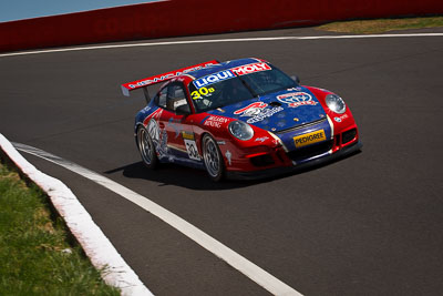 30;30;8-February-2013;Australia;Bathurst;Bathurst-12-Hour;Drew-Russell;Grand-Tourer;Hunter-Motorsports;Jonny-Reid;Mt-Panorama;NSW;New-South-Wales;Porsche-911-GT3-Cup-997;Steven-Johnson;The-Esses;auto;endurance;motorsport;racing;telephoto