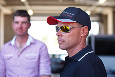 50mm;8-February-2013;Australia;Bathurst;Bathurst-12-Hour;Erebus-Motorsport;Erebus-Racing;Grand-Tourer;Mt-Panorama;NSW;New-South-Wales;Peter-Hackett;atmosphere;auto;endurance;motorsport;paddock;portrait;racing