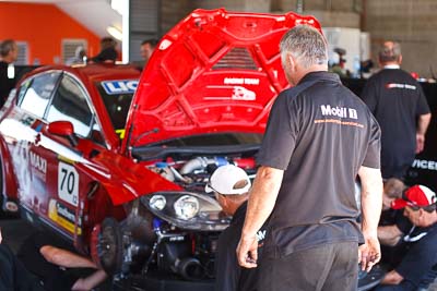 70;50mm;70;8-February-2013;Aaron-Harris;Australia;Bathurst;Bathurst-12-Hour;Grand-Tourer;Kevin-Gallichan;Michael-Driver;Motorsport-Services;Mt-Panorama;NSW;New-South-Wales;Sam-Fillmore;Seat-Leon-Supercopa;atmosphere;auto;endurance;mechanics;motorsport;paddock;racing