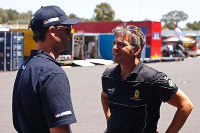 50mm;8-February-2013;Andrew-Jones;Australia;Bathurst;Bathurst-12-Hour;Grand-Tourer;Maranello-Motorsport;Mt-Panorama;NSW;New-South-Wales;Peter-Edwards;Team-Peugeot-RCZ;atmosphere;auto;endurance;motorsport;paddock;portrait;racing