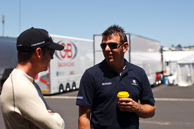 50mm;8-February-2013;Australia;Bathurst;Bathurst-12-Hour;Grand-Tourer;Jason-Bright;Mt-Panorama;NSW;New-South-Wales;Team-Peugeot-RCZ;atmosphere;auto;endurance;motorsport;paddock;portrait;racing