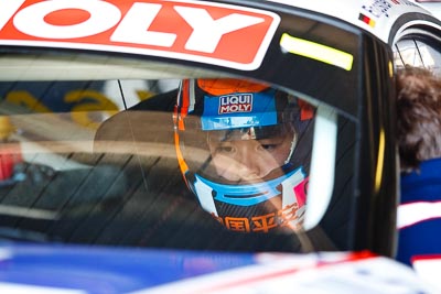 8-February-2013;Australia;Bathurst;Bathurst-12-Hour;Charles-Ng;Grand-Tourer;LIQUI-MOLY-Team-Engstler;Mt-Panorama;NSW;New-South-Wales;atmosphere;auto;endurance;in‒car;motorsport;paddock;portrait;racing;telephoto