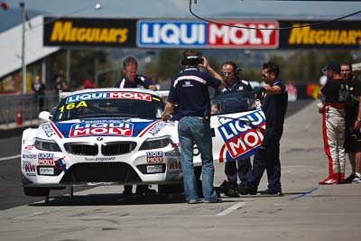 16;16;8-February-2013;Australia;BMW-Z4-GT3;Bathurst;Bathurst-12-Hour;Charles-Ng;Franz-Engstler;Grand-Tourer;John-Modystach;Kristian-Poulsen;LIQUI-MOLY-Team-Engstler;Mt-Panorama;NSW;New-South-Wales;atmosphere;auto;endurance;motorsport;paddock;pitlane;racing;telephoto