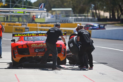 6;6;8-February-2013;Audi-R8-LMS;Australia;Bathurst;Bathurst-12-Hour;Craig-Lowndes;Grand-Tourer;Mt-Panorama;NSW;New-South-Wales;Rod-Salmon;Skwirk-Oneworld-Bar;Warren-Luff;atmosphere;auto;crew;endurance;group;mechanics;motorsport;paddock;pitstop;racing;team;telephoto