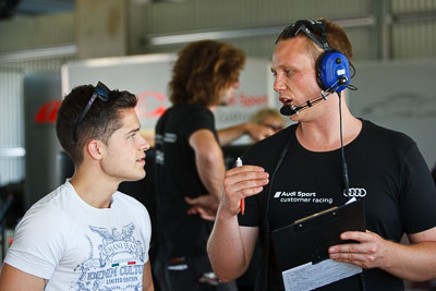 8-February-2013;Audi-Sport;Australia;Bathurst;Bathurst-12-Hour;Christopher-Mies;Grand-Tourer;Mt-Panorama;NSW;Network-Clothing-Hallmarc;New-South-Wales;atmosphere;auto;endurance;mechanic;motorsport;paddock;portrait;racing;telephoto