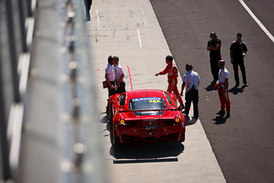 58;58;8-February-2013;AF-Corse;Australia;Bathurst;Bathurst-12-Hour;Ferrari-458-Italia-GT3;Grand-Tourer;Marco-Cioci;Michele-Rugolo;Mt-Panorama;NSW;New-South-Wales;Steve-Wyatt;atmosphere;auto;endurance;motorsport;paddock;pitlane;racing;telephoto