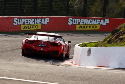 58;58;9-February-2013;AF-Corse;Australia;Bathurst;Bathurst-12-Hour;Ferrari-458-Italia-GT3;Grand-Tourer;Marco-Cioci;Michele-Rugolo;Mt-Panorama;NSW;New-South-Wales;Steve-Wyatt;The-Esses;auto;endurance;motorsport;racing;super-telephoto