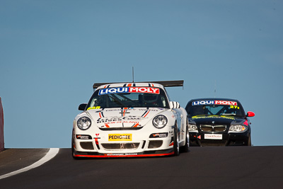 68;68;9-February-2013;Australia;Bathurst;Bathurst-12-Hour;Grand-Tourer;Jeff-Lowrey;Marcus-Mahy;Motorsport-Services;Mt-Panorama;NSW;New-South-Wales;Porsche-911-GT3-Cup-997;Todd-Murphy;auto;endurance;motorsport;racing;sky;super-telephoto