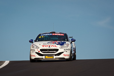 21;21;9-February-2013;Andrew-Jones;Australia;Bathurst;Bathurst-12-Hour;Bruce-Jouanny;David-Wall;Grand-Tourer;Mt-Panorama;NSW;New-South-Wales;Peugeot-RCZ-Cup;Team-Peugeot-RCZ;auto;endurance;motorsport;racing;sky;super-telephoto