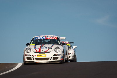 69;69;9-February-2013;Allan-Dippie;Australia;Bathurst;Bathurst-12-Hour;George-McFarlane;Grand-Tourer;Motorsport-Services;Mt-Panorama;NSW;New-South-Wales;Porsche-911-GT3-Cup-997;Scott-ODonnell;auto;endurance;motorsport;racing;sky;super-telephoto