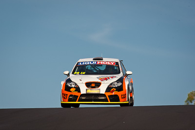 55;55;9-February-2013;Australia;Bathurst;Bathurst-12-Hour;Brett-Niall;Clint-Harvey;Grand-Tourer;Malcolm-Niall;Motorsport-Services;Mt-Panorama;NSW;New-South-Wales;Seat-Leon-Supercopa;auto;endurance;motorsport;racing;sky;super-telephoto