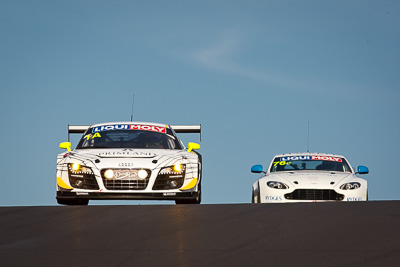 1;1;9-February-2013;Andreas-Simonsen;Audi-R8-LMS-Ultra;Australia;Bathurst;Bathurst-12-Hour;Grand-Tourer;Harold-Primat;Johan-Kristoffersson;Mt-Panorama;NSW;New-South-Wales;Phoenix-Racing;auto;endurance;motorsport;racing;sky;super-telephoto