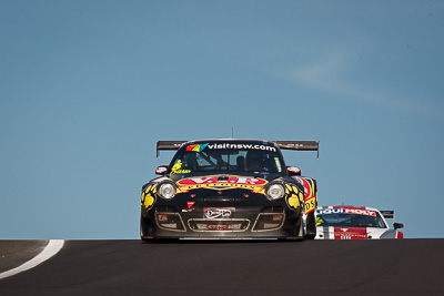 5;5;9-February-2013;Australia;Bathurst;Bathurst-12-Hour;Grand-Tourer;Klark-Quinn;Mt-Panorama;NSW;New-South-Wales;Porsche-911-GT3-R-997;Shane-Van-Gisbergen;Tony-Quinn;VIP-Petfoods;auto;endurance;motorsport;racing;sky;super-telephoto